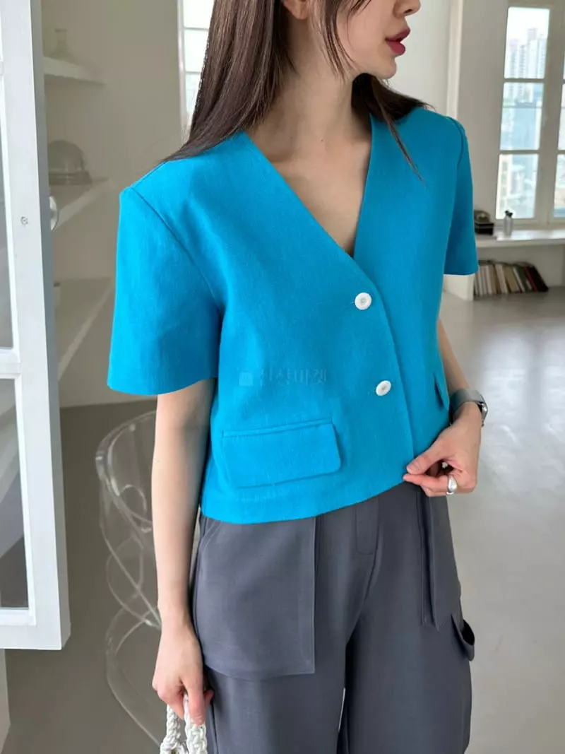 Duplo - Korean Women Fashion - #momslook - NO Collar Jacket - 10