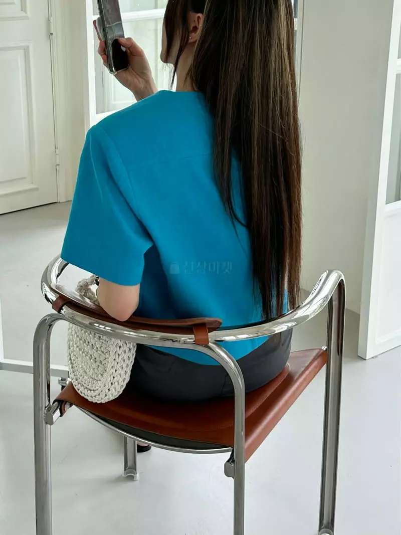 Duplo - Korean Women Fashion - #momslook - NO Collar Jacket - 6