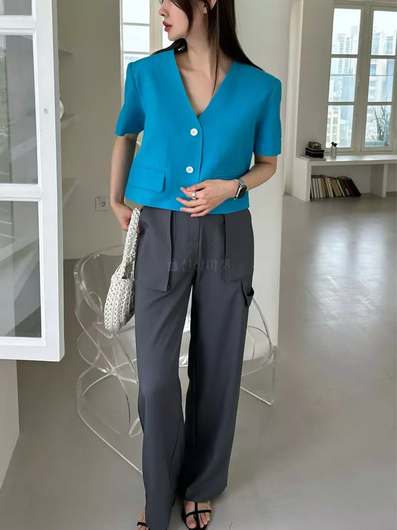 Duplo - Korean Women Fashion - #momslook - NO Collar Jacket - 8