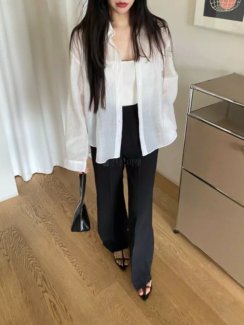 Duplo - Korean Women Fashion - #pursuepretty - Silky Shirt - 3