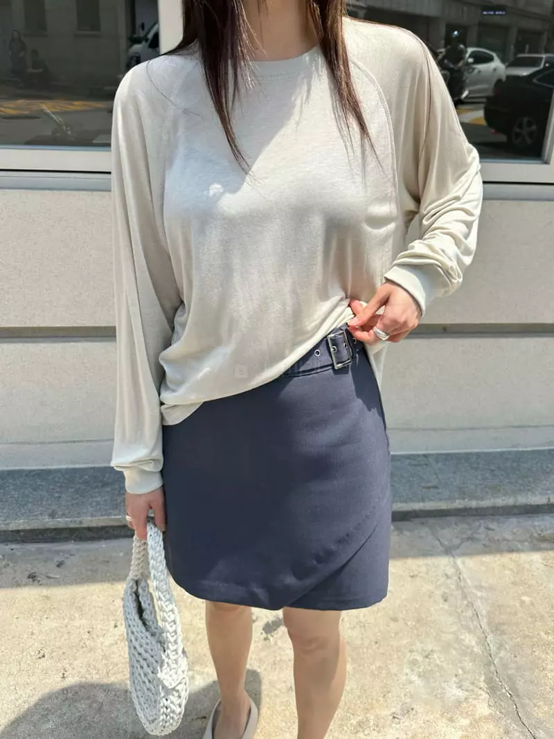 Duplo - Korean Women Fashion - #restrostyle - Silky Tee - 7