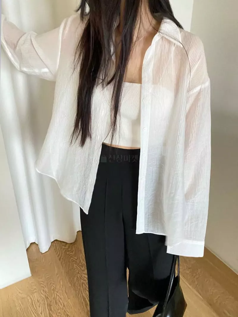 Duplo - Korean Women Fashion - #pursuepretty - Silky Shirt - 4