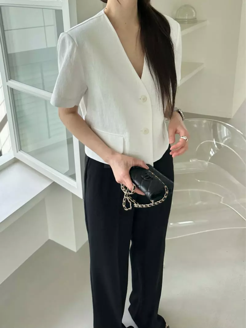 Duplo - Korean Women Fashion - #restrostyle - NO Collar Jacket