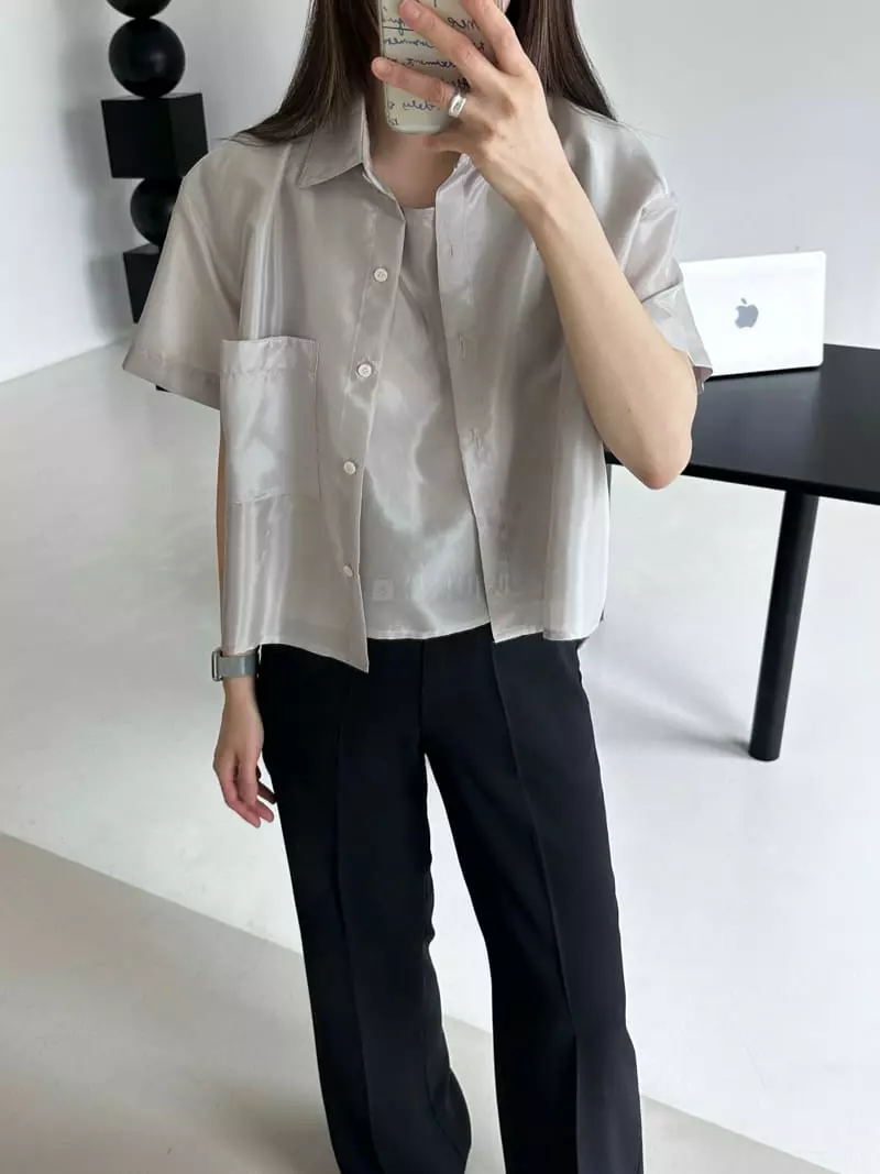 Duplo - Korean Women Fashion - #shopsmall - Silk Layered Blouse - 5
