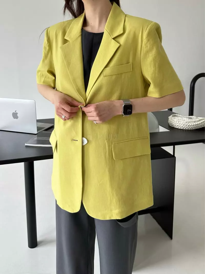 Duplo - Korean Women Fashion - #romanticstyle - Modern Jacket - 4