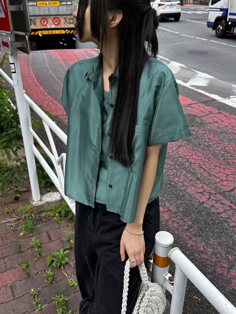 Duplo - Korean Women Fashion - #thatsdarling - Silk Layered Blouse - 6