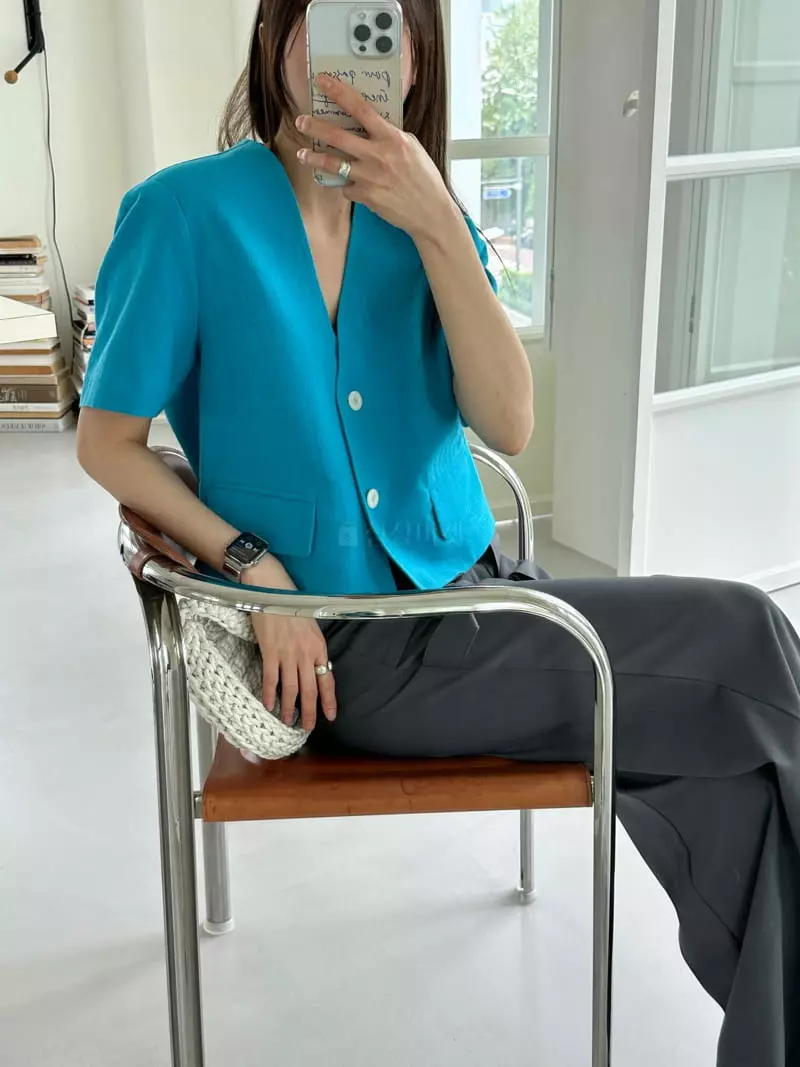 Duplo - Korean Women Fashion - #thelittlethings - NO Collar Jacket - 5