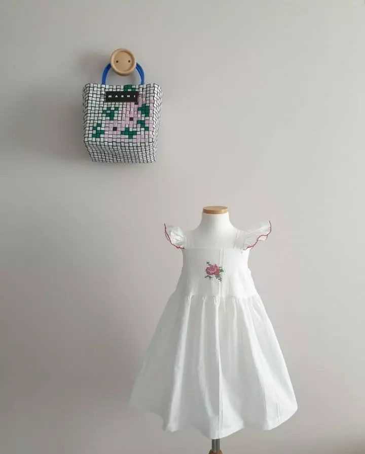 Eclair - Korean Children Fashion - #Kfashion4kids - Rose One-piece