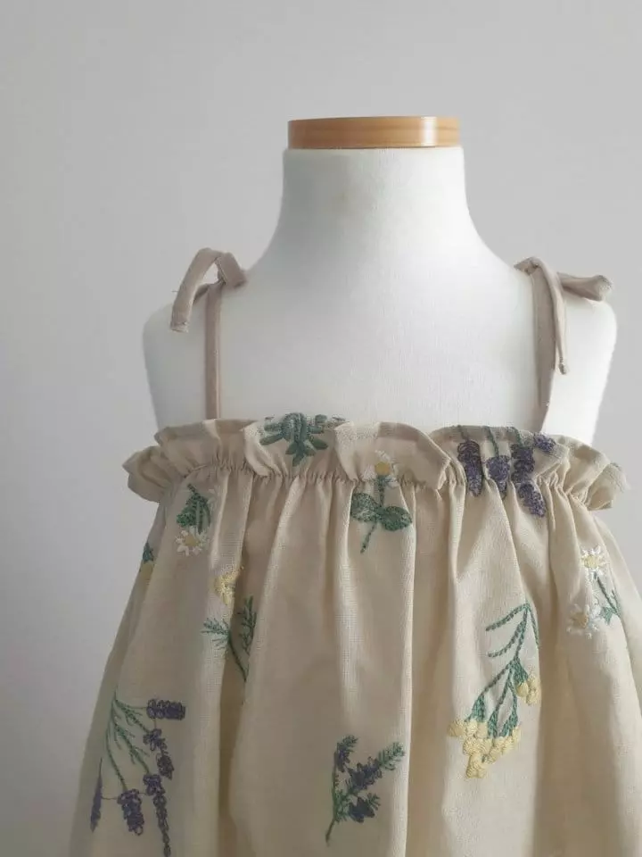 Eclair - Korean Children Fashion - #childofig - Basil One-piece - 4