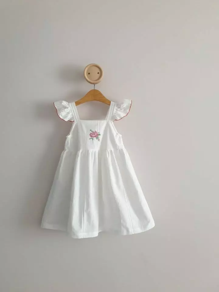 Eclair - Korean Children Fashion - #magicofchildhood - Rose One-piece - 3