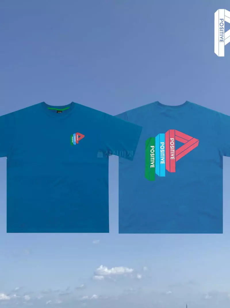 Edison Store - Korean Women Fashion - #momslook - Three Triangle Tee - 10