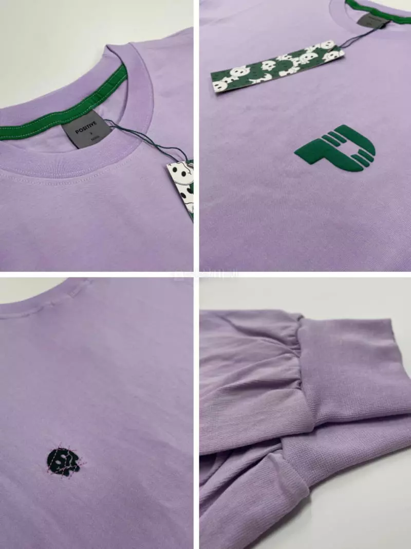 Edison Store - Korean Women Fashion - #vintagekidsstyle - Pasitive Essentail Tee - 3
