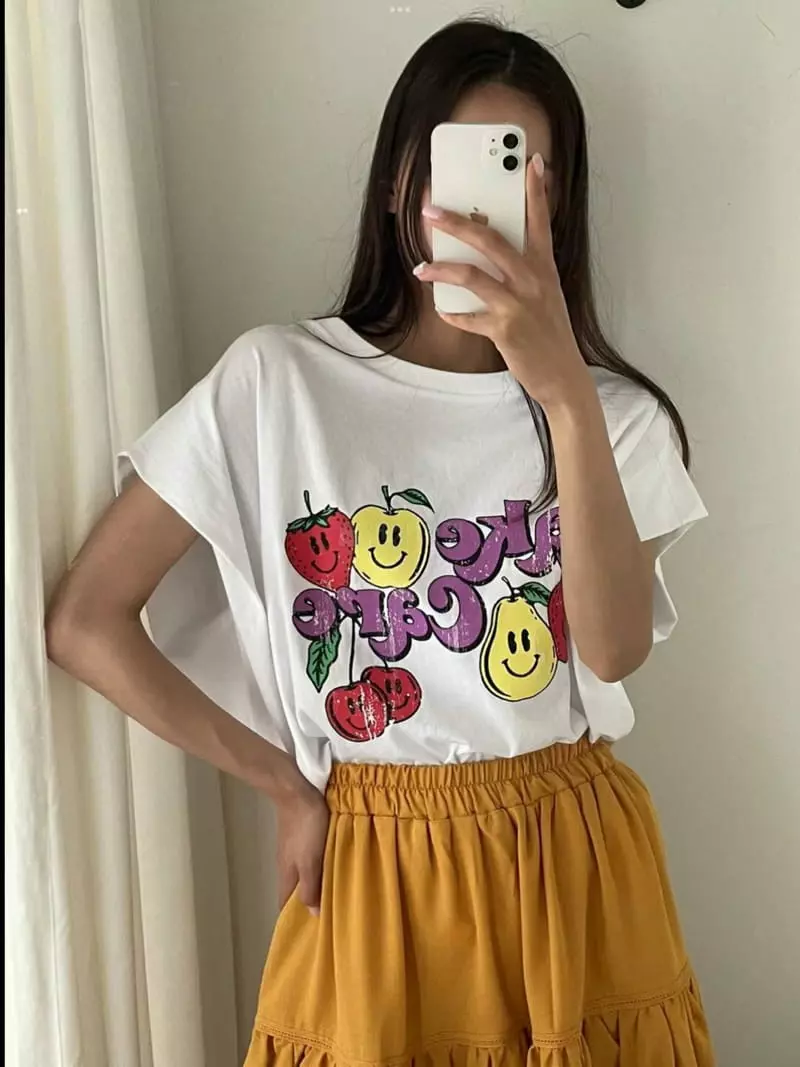 Elfin - Korean Women Fashion - #womensfashion - Berry Tee - 4