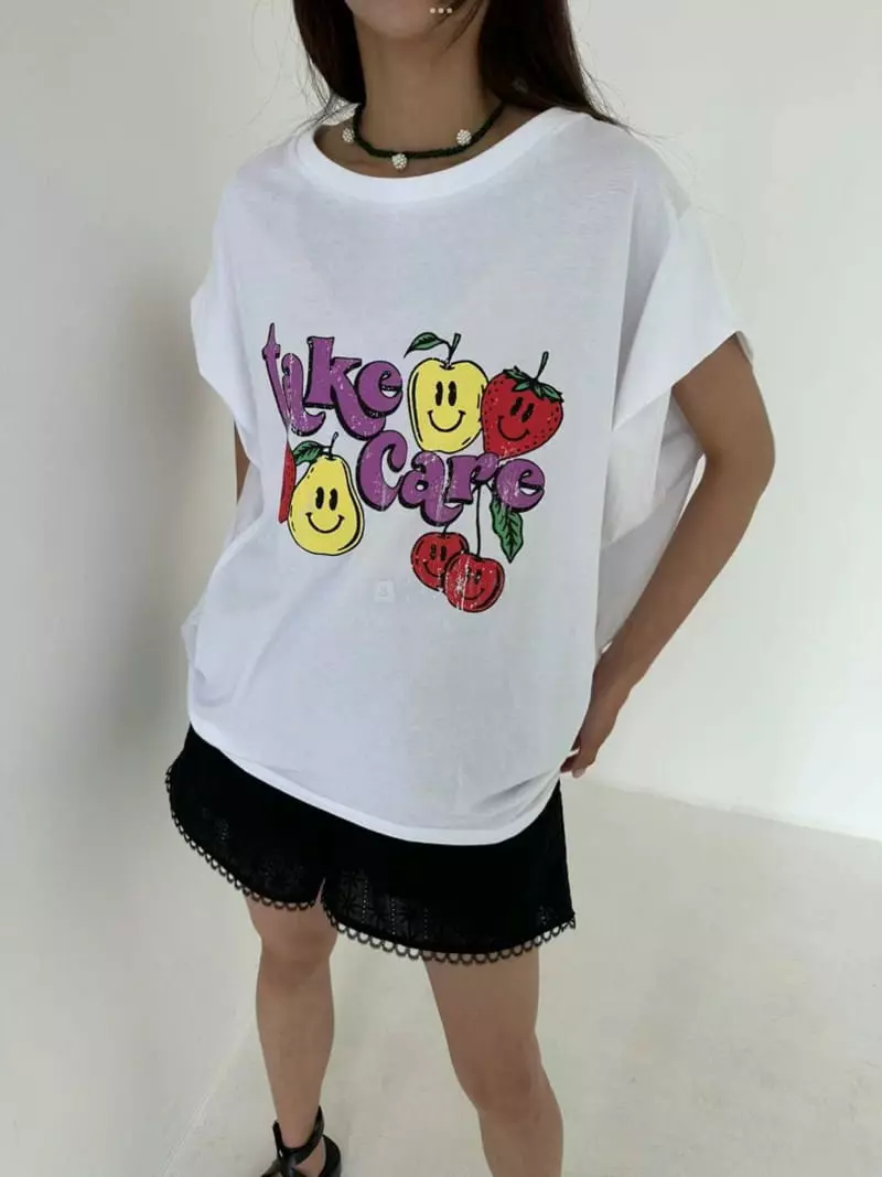 Elfin - Korean Women Fashion - #womensfashion - Berry Tee - 3