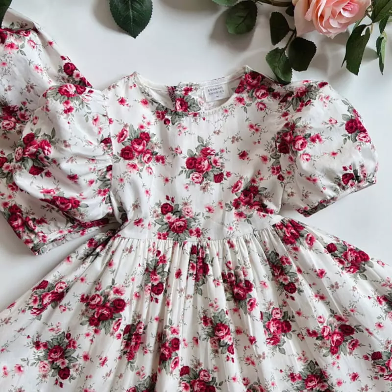 Eugenie Candies - Korean Children Fashion - #childrensboutique - Rose Garden One-piece with Mom - 2
