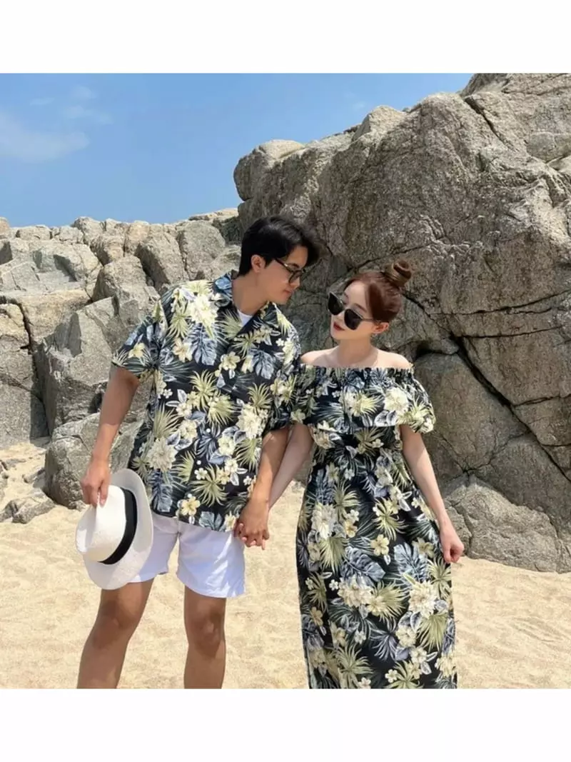 Exito - Korean Women Fashion - #momslook - Hawaiian Frill One-piece