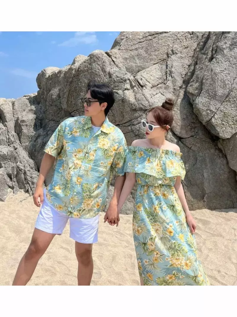 Exito - Korean Women Fashion - #momslook - Hawaiian Frill One-piece - 5
