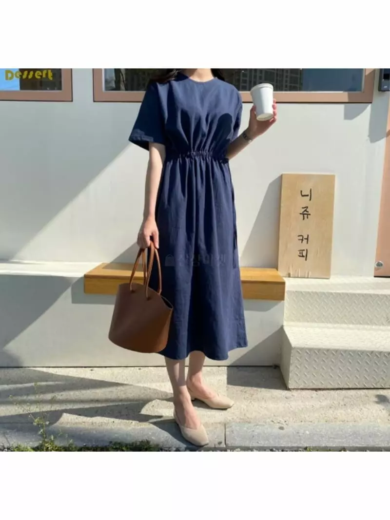 Exito - Korean Women Fashion - #shopsmall - Linen Strap One-piece - 2