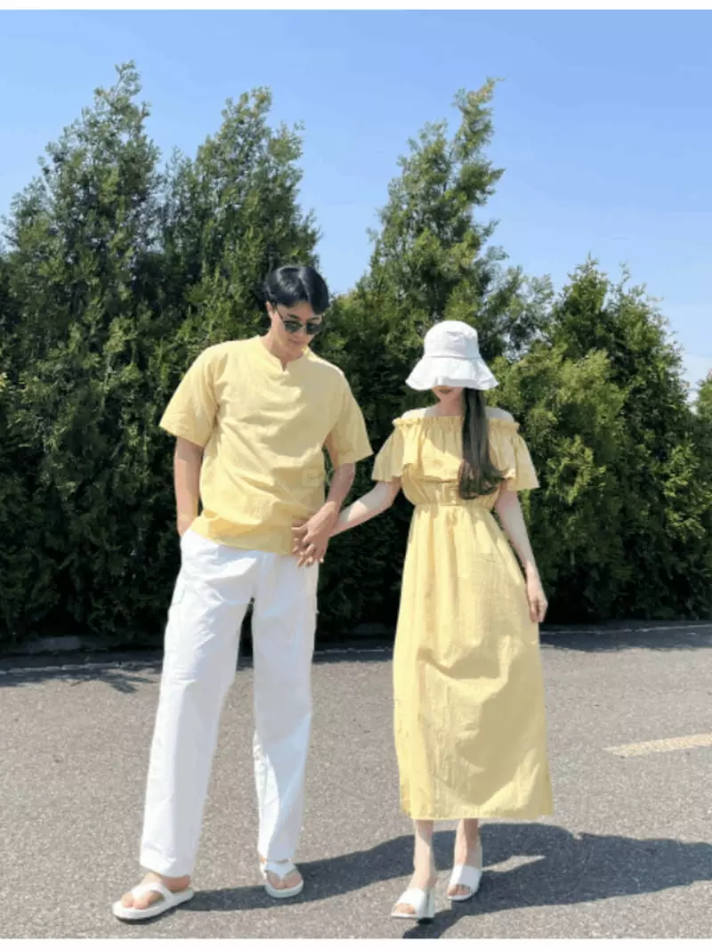 Exito - Korean Women Fashion - #thatsdarling - Pastel Frill One-piece - 2