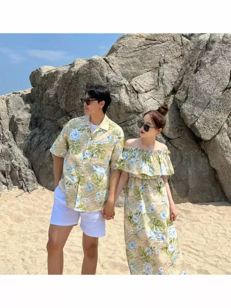 Exito - Korean Women Fashion - #momslook - Hawaiian Frill One-piece - 4