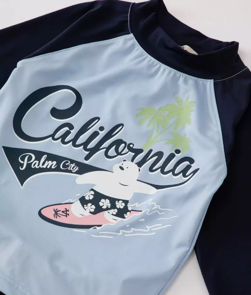 Fashion King - Korean Children Fashion - #childofig - California Eashguard Set - 3