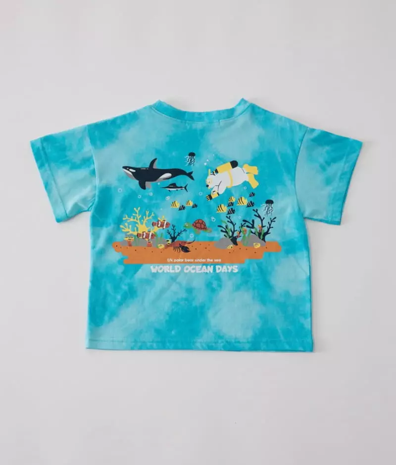 Fashion King - Korean Children Fashion - #discoveringself - Under The Sea Top Bottom Set - 8