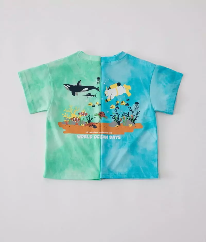 Fashion King - Korean Children Fashion - #kidzfashiontrend - Under The Sea Top Bottom Set - 12