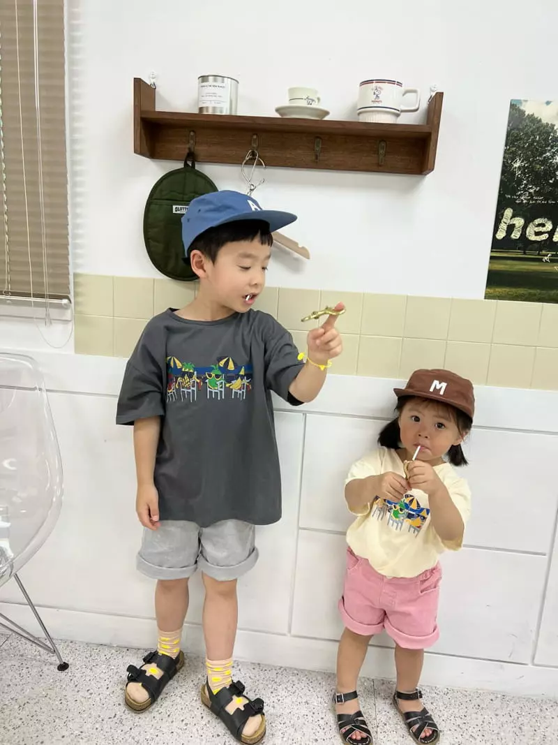 Fine-Studio - Korean Children Fashion - #todddlerfashion - Jamaica Tee