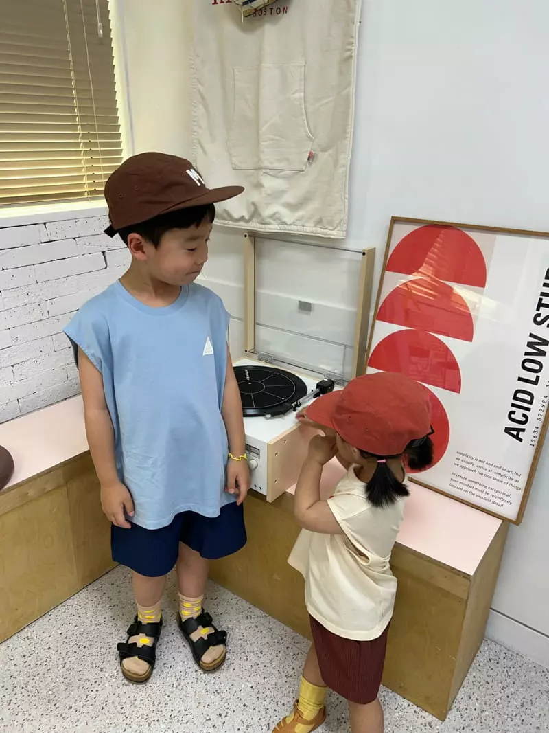 Fine-Studio - Korean Children Fashion - #toddlerclothing - Silket Sleevless - 3