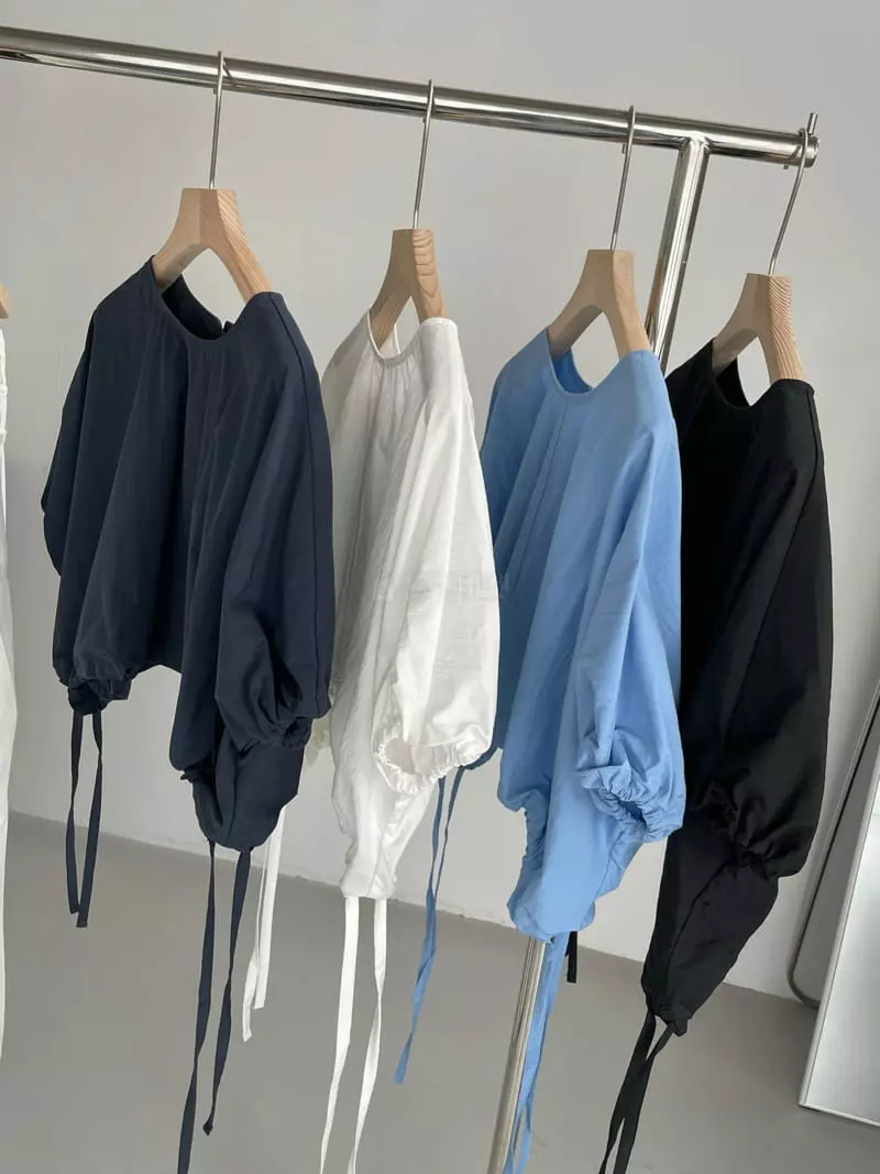 Flower - Korean Women Fashion - #momslook - Balloon Blouse