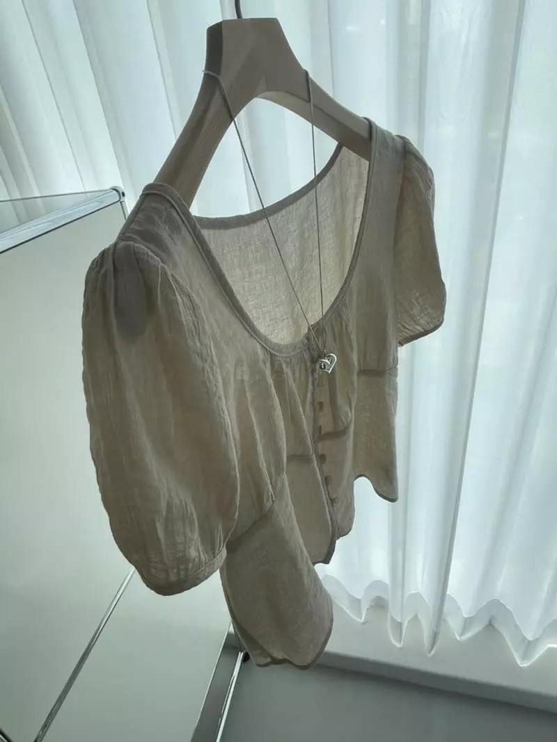 Flower - Korean Women Fashion - #momslook - Mango Blouse - 9