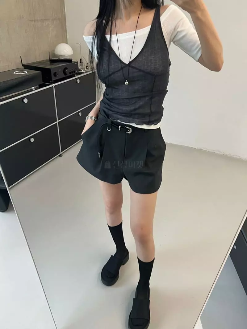 Flower - Korean Women Fashion - #pursuepretty - See Through Sleeveless