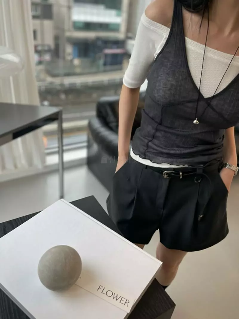 Flower - Korean Women Fashion - #restrostyle - See Through Sleeveless - 2