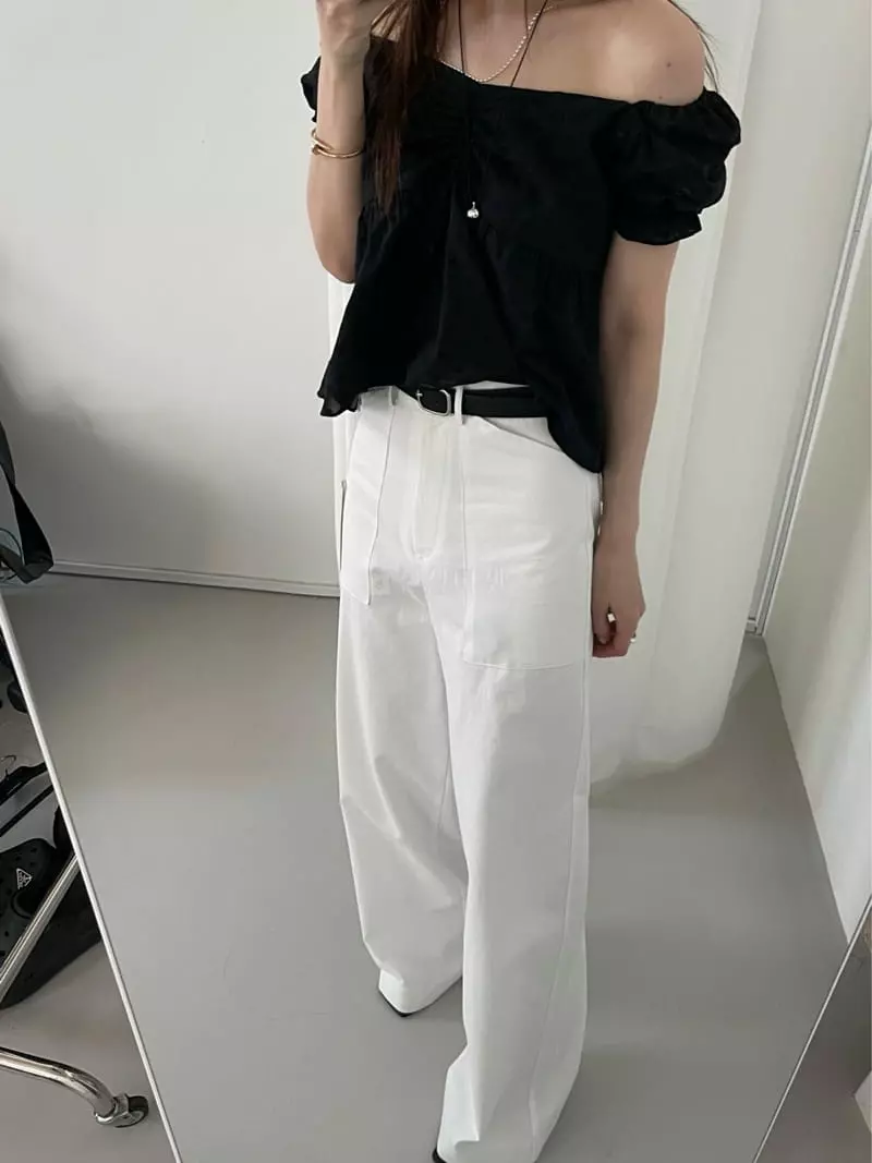 Flower - Korean Women Fashion - #restrostyle - Loui Blouse - 5