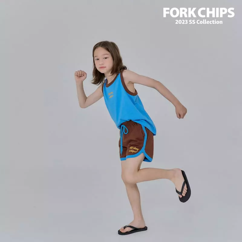 Fork Chips - Korean Children Fashion - #kidzfashiontrend - Mango Top Bottom Set - 4