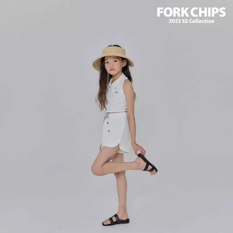 Fork Chips - Korean Children Fashion - #Kfashion4kids - Kitch Wholter Collar Tee - 11