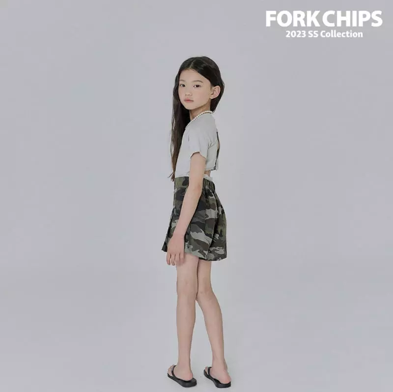 Fork Chips - Korean Children Fashion - #childrensboutique - Sailt Tee - 12