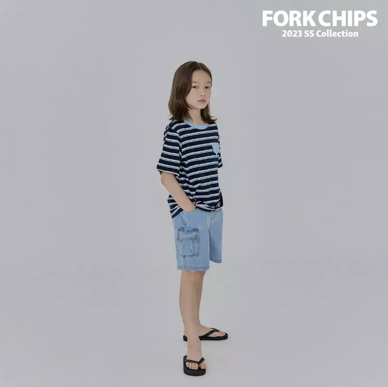 Fork Chips - Korean Children Fashion - #designkidswear - Peanut Pocket Tee - 10