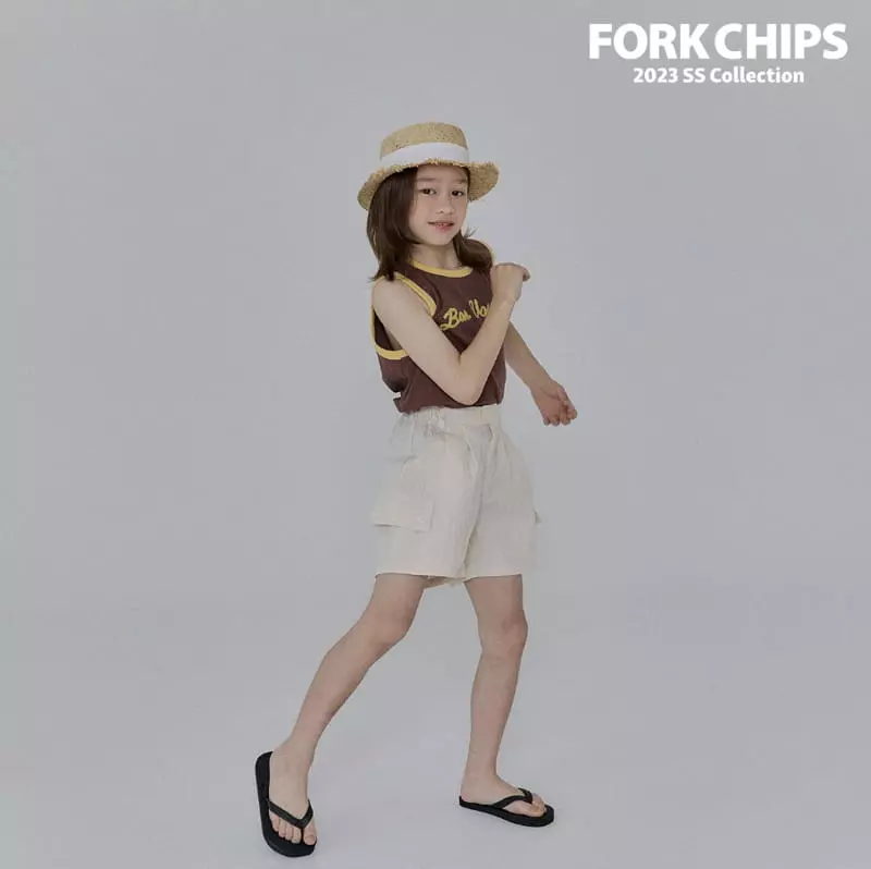 Fork Chips - Korean Children Fashion - #discoveringself - Glem Cargo Shorts - 9