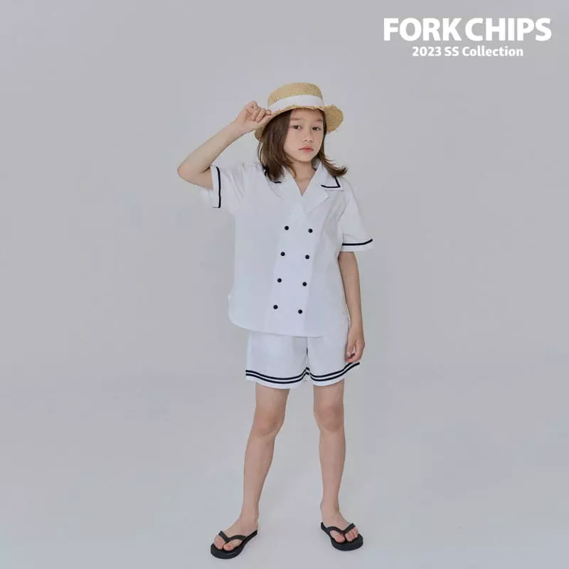 Fork Chips - Korean Children Fashion - #discoveringself - Garden Shorts - 7