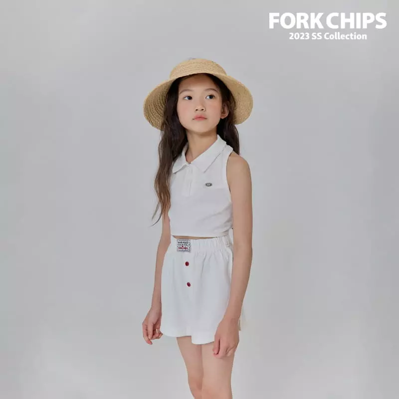 Fork Chips - Korean Children Fashion - #discoveringself - Kitch Wholter Collar Tee - 6