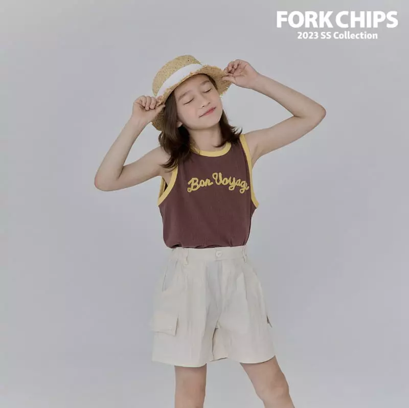 Fork Chips - Korean Children Fashion - #fashionkids - Glem Cargo Shorts - 10