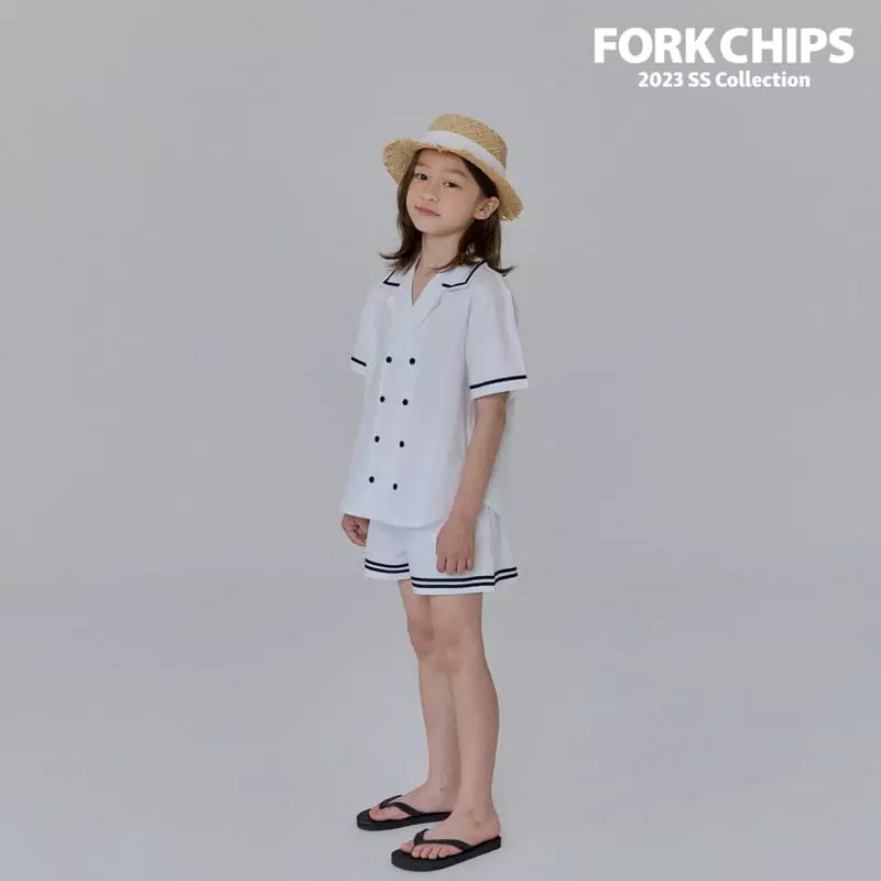 Fork Chips - Korean Children Fashion - #kidsstore - Garden Shirt - 11