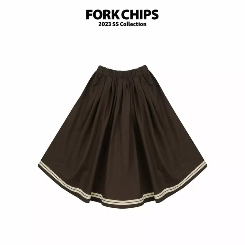 Fork Chips - Korean Children Fashion - #littlefashionista - Garden Skirt