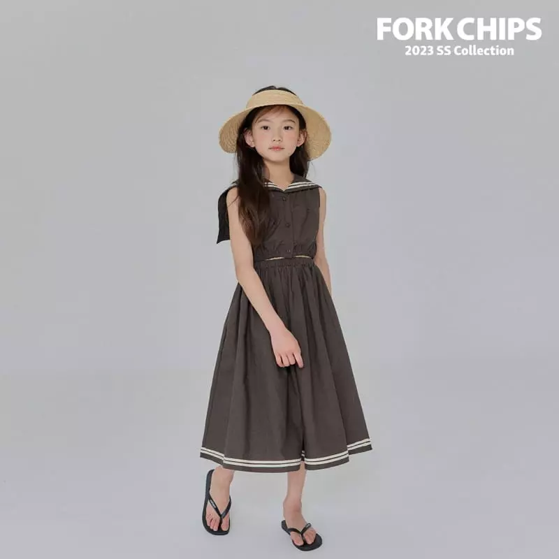Fork Chips - Korean Children Fashion - #magicofchildhood - Garden Skirt - 2