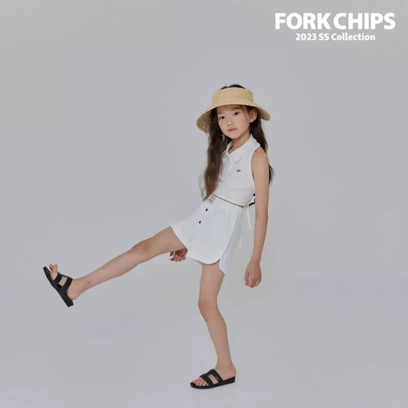 Fork Chips - Korean Children Fashion - #magicofchildhood - Kitch Shorts - 12