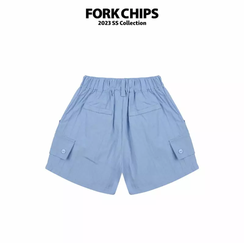 Fork Chips - Korean Children Fashion - #minifashionista - Glem Cargo Shorts