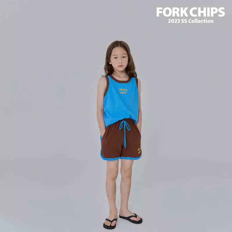 Fork Chips - Korean Children Fashion - #minifashionista - Mango Top Bottom Set - 7