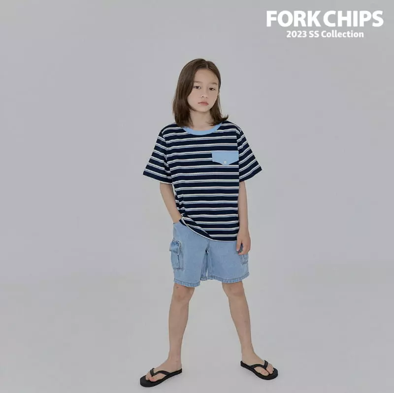 Fork Chips - Korean Children Fashion - #minifashionista - Peanut Pocket Tee - 4