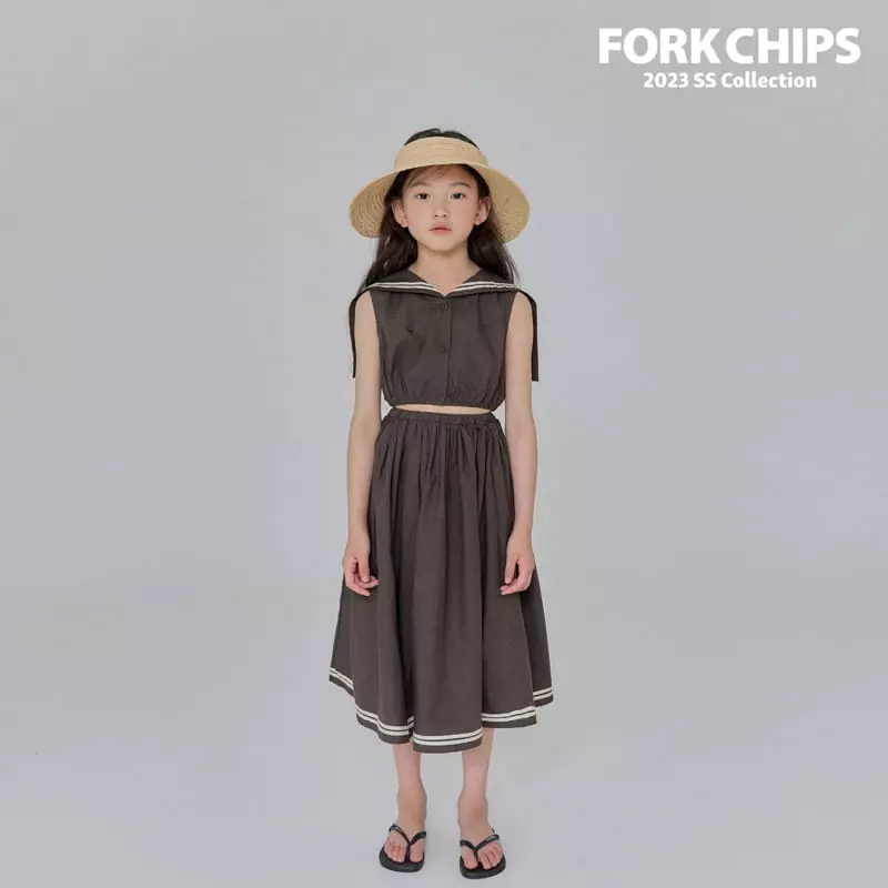 Fork Chips - Korean Children Fashion - #minifashionista - Garden Skirt - 4